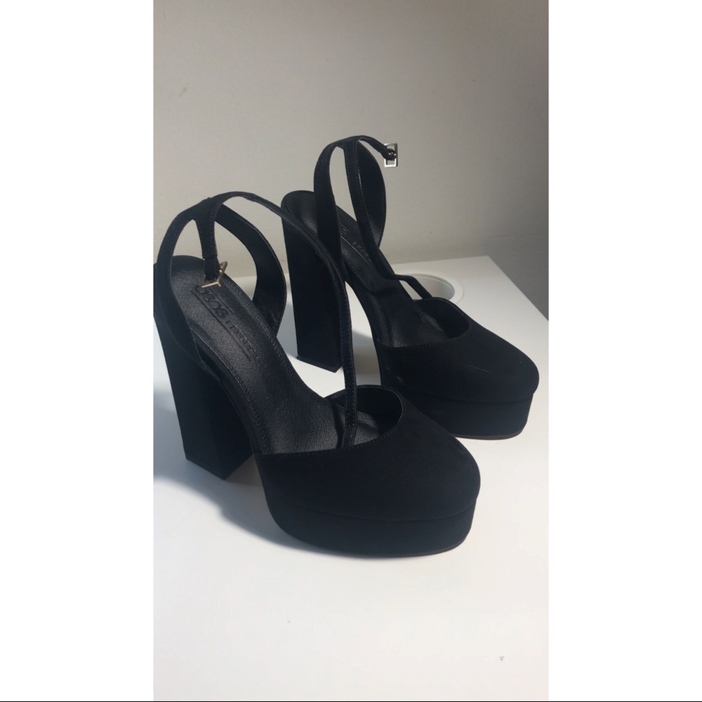 ASOS Platform High Heels | Black | SIZE: 5.5